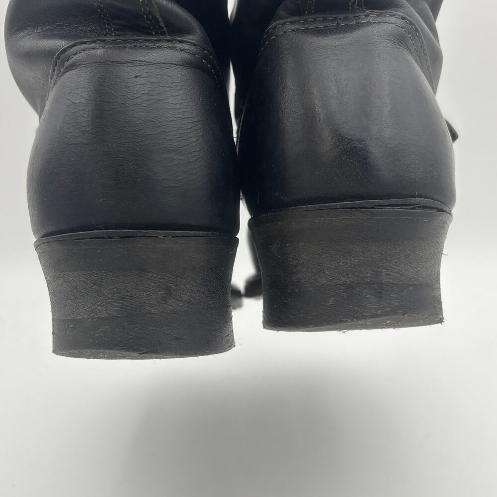 Vintage 60s Penney's Big Mac Engineer Buckle Moto Boots Men's 10 Workwear - Picture 13 of 14